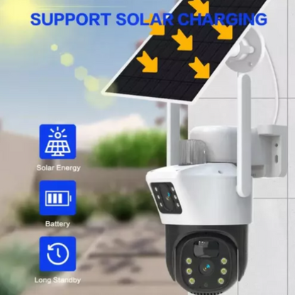 CAMARA SOLAR 2 LENTES WIFI EXTERIOR PTZ