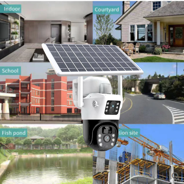 CAMARA SOLAR 2 LENTES WIFI EXTERIOR PTZ